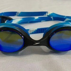 Speedo adult blue swimming goggles